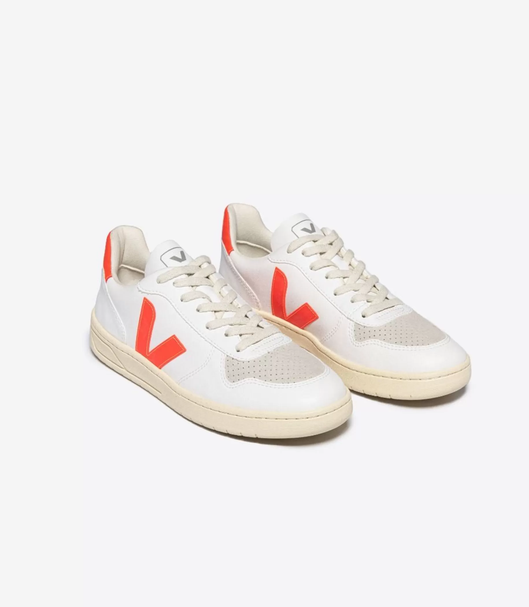 Cheap VEJA V-10 Cwl White Orange Fluo
