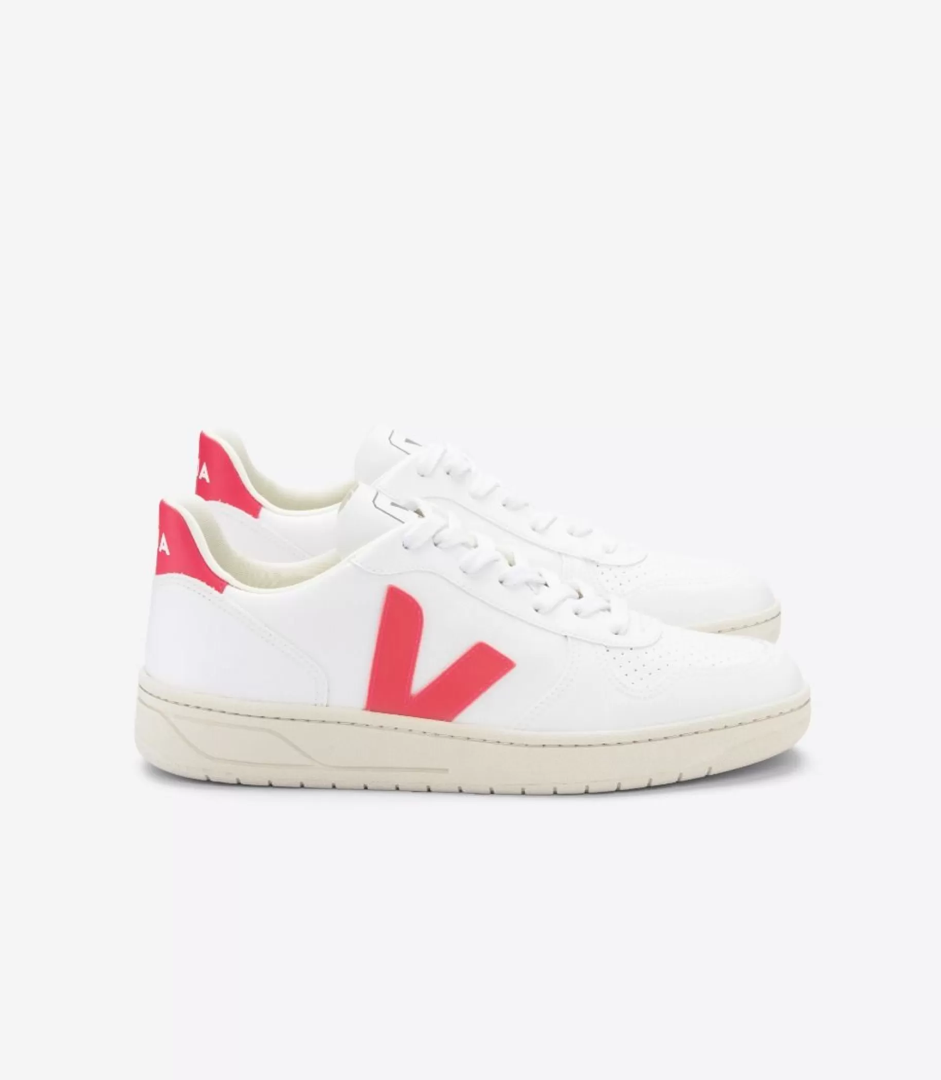 New VEJA V-10 Cwl White Rose Fluo