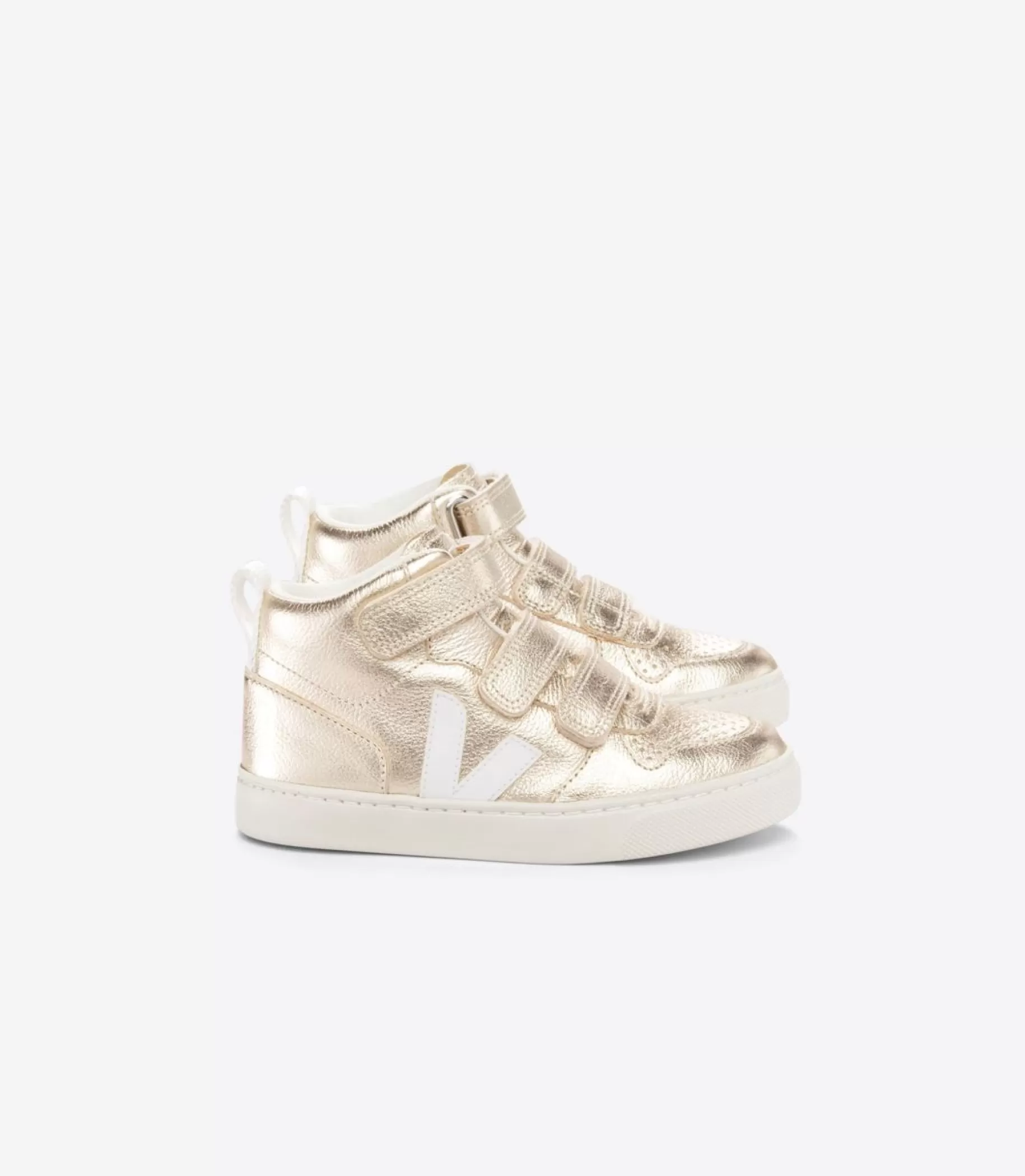 Best VEJA V-10 Mid Chromefree Leather Platine White