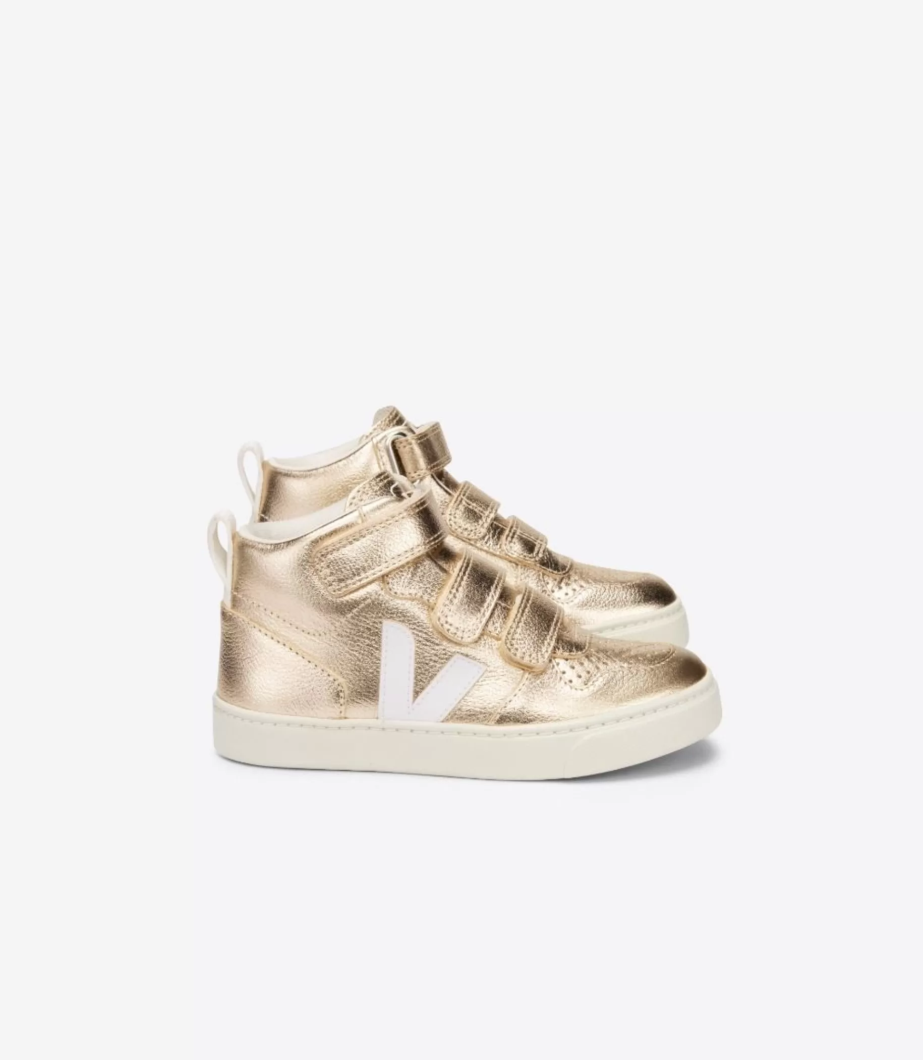 Online VEJA V-10 Mid Chromefree Leather Platine White