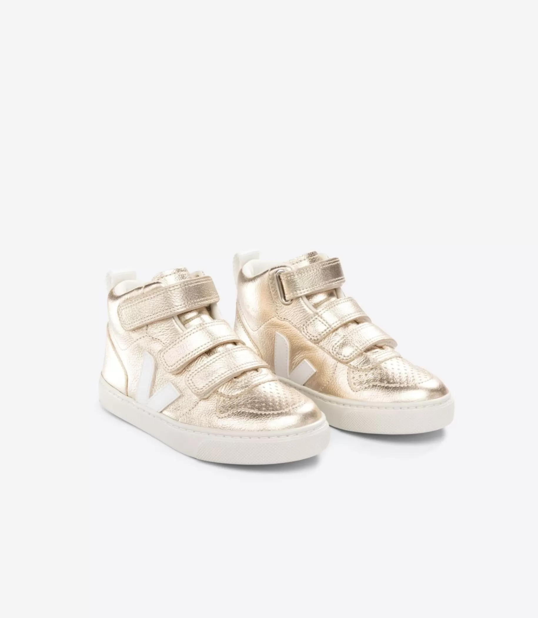 Best VEJA V-10 Mid Chromefree Leather Platine White