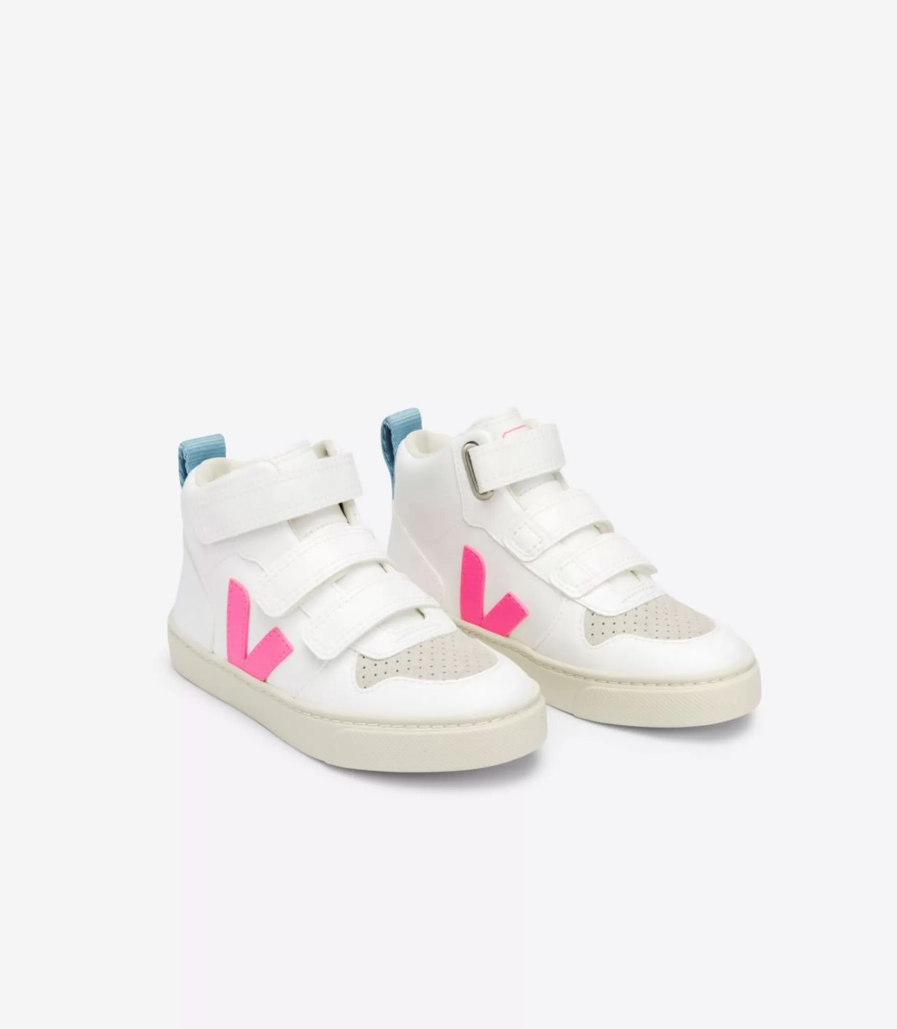 Outlet VEJA V-10 Mid Cwl White Sari Steel