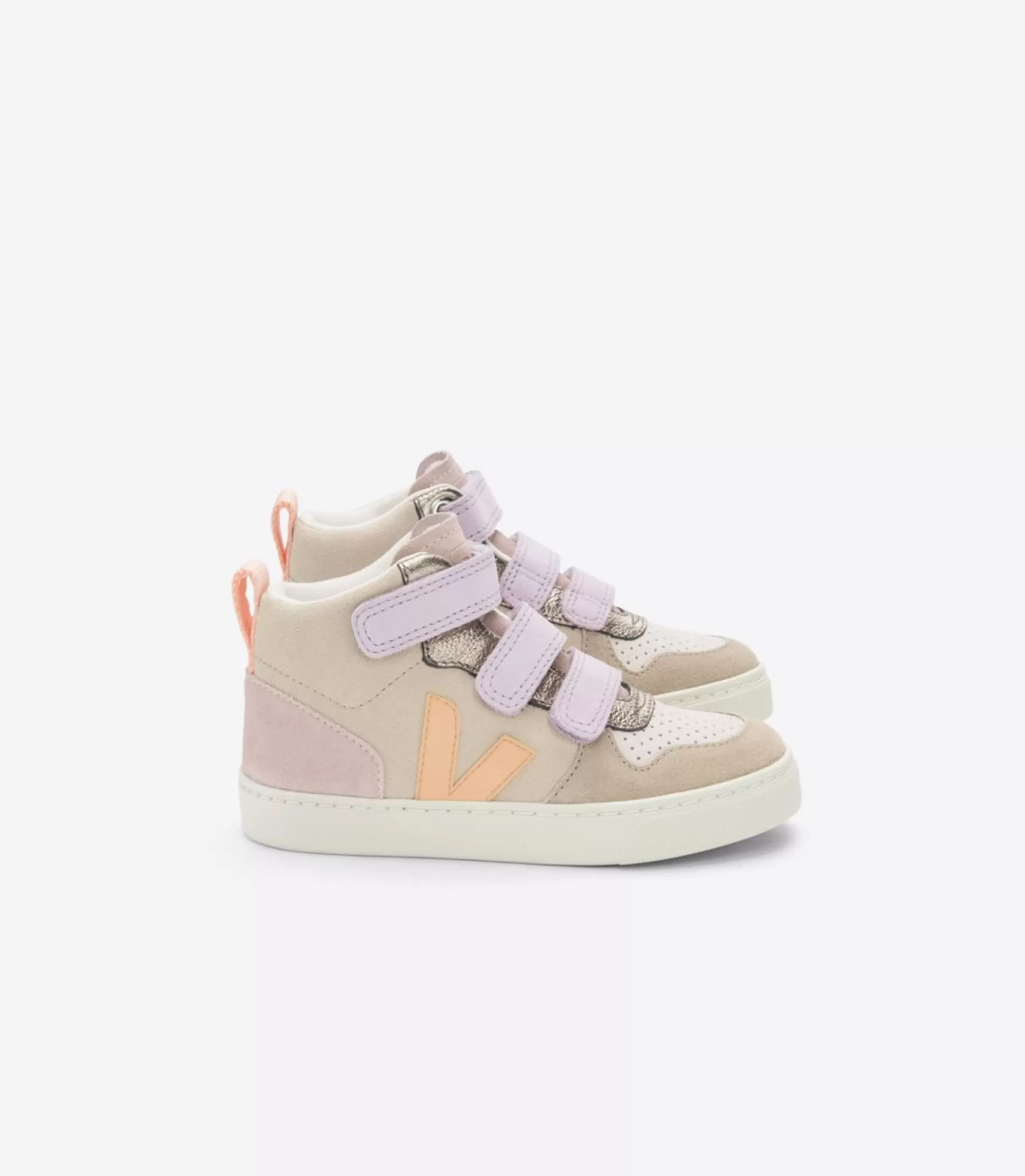 Best VEJA V-10 Mid Suede Multico Almond Peach