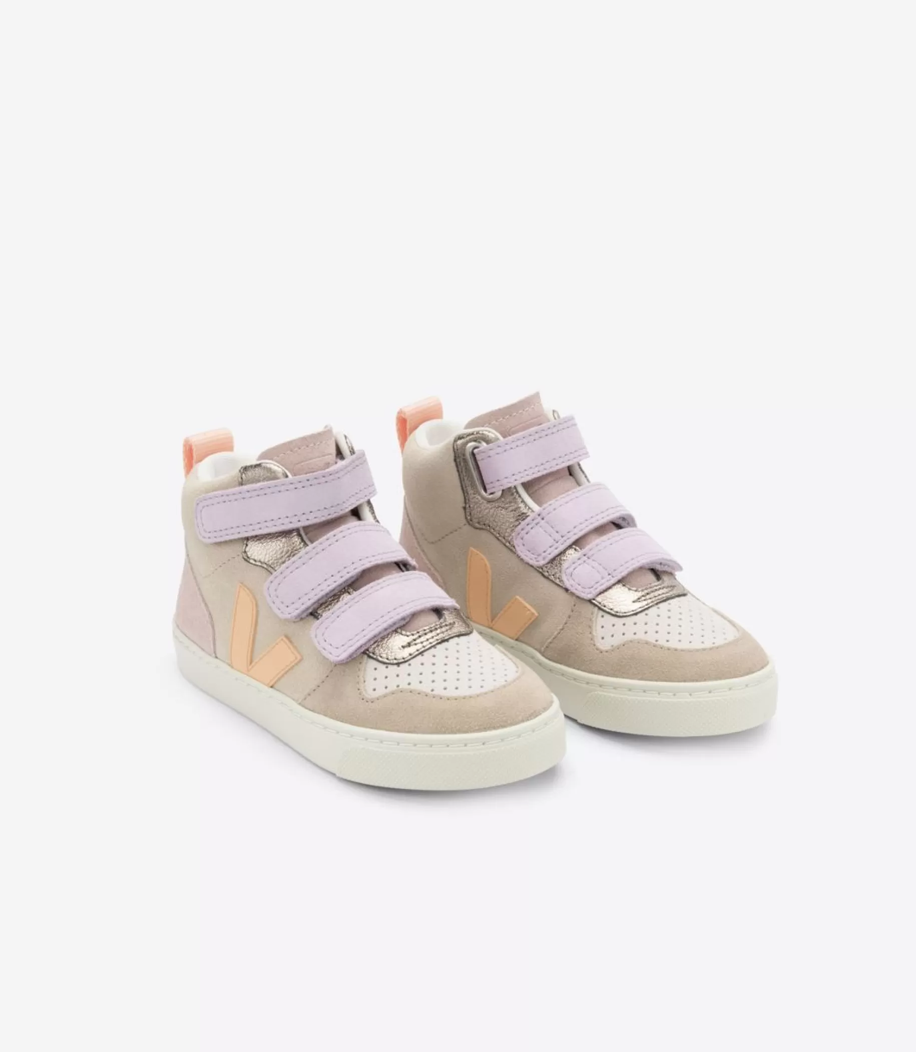 Best VEJA V-10 Mid Suede Multico Almond Peach