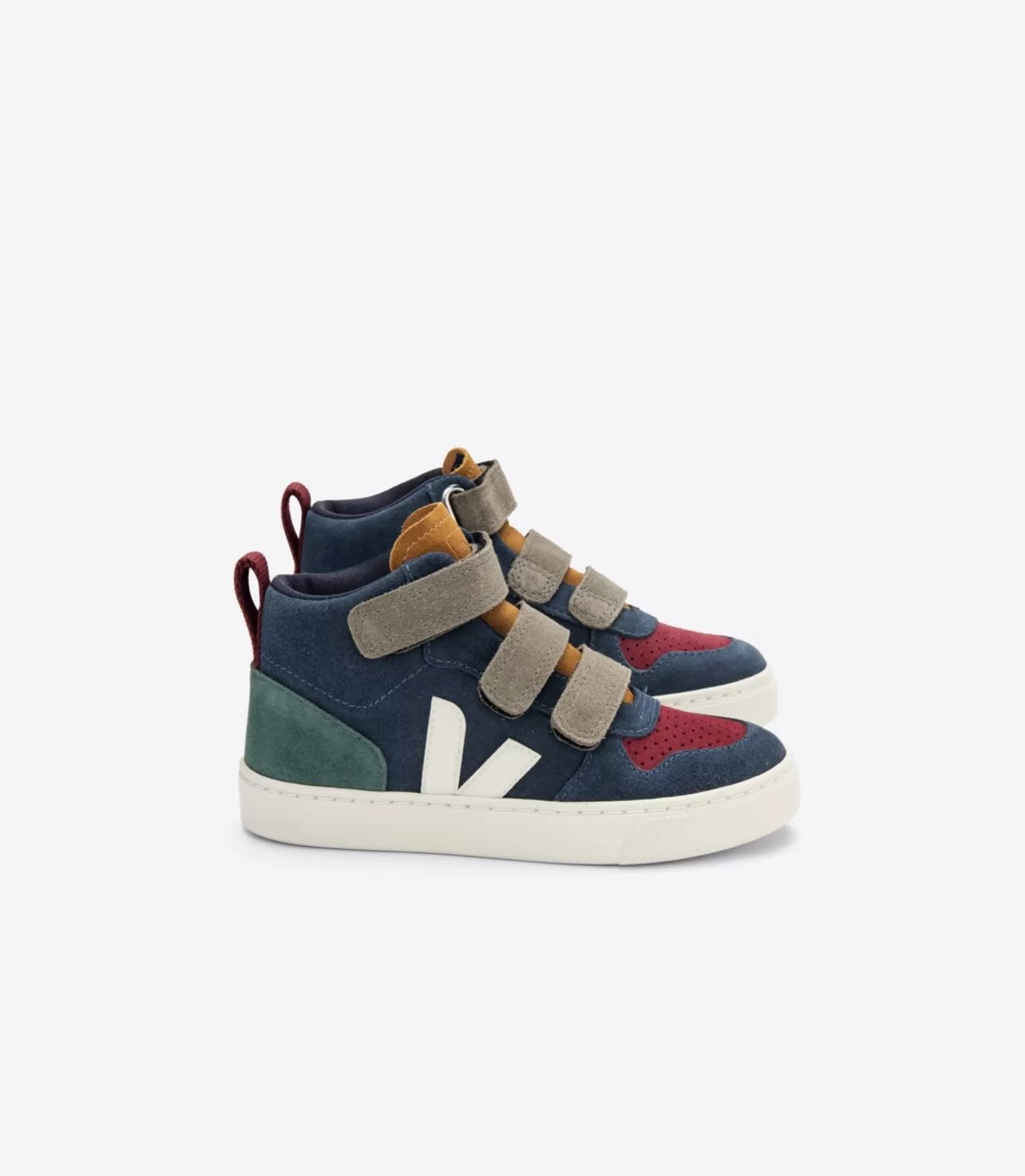 Clearance VEJA V-10 Mid Suede Multico Nautico Cyprus