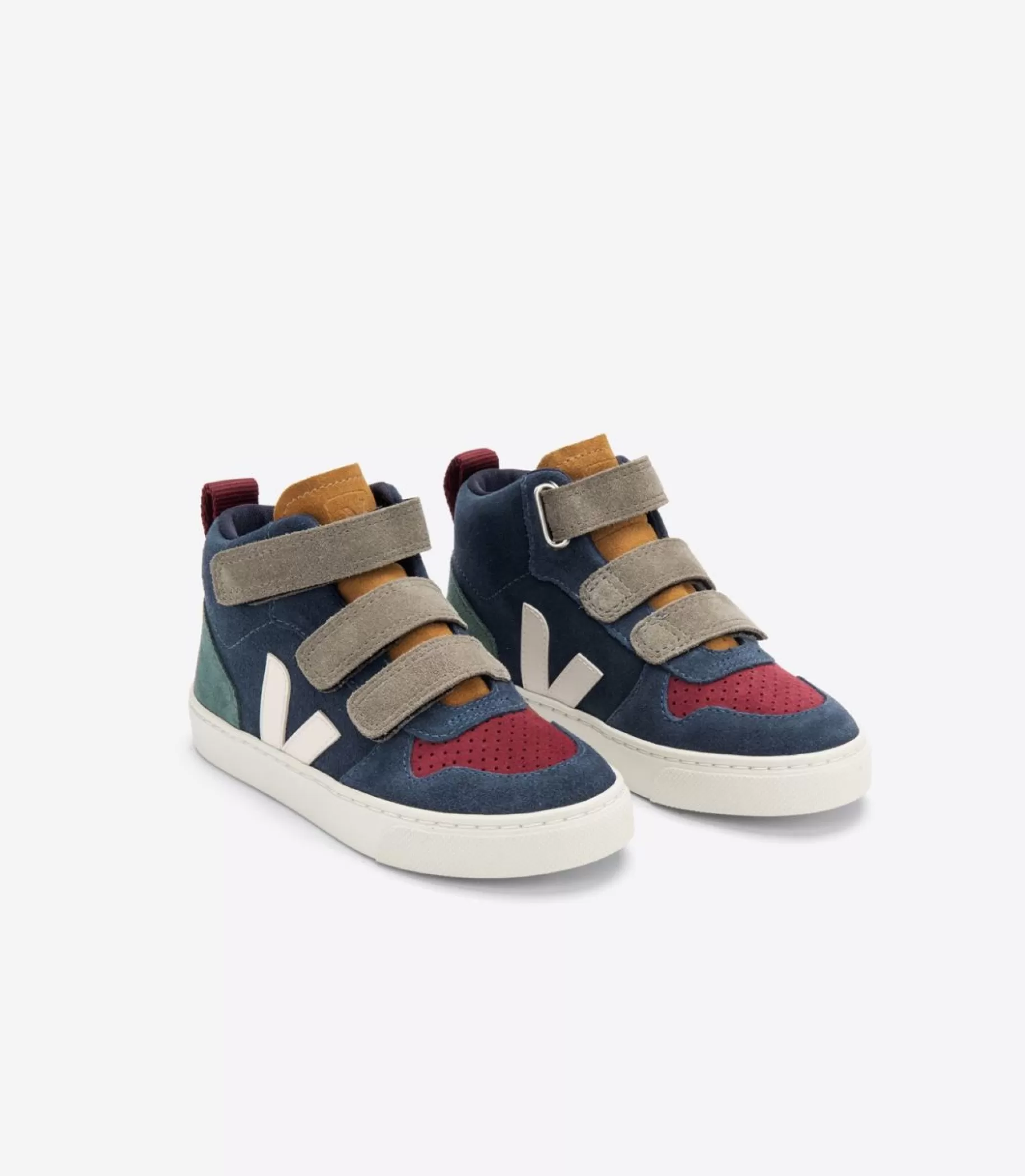 Clearance VEJA V-10 Mid Suede Multico Nautico Cyprus
