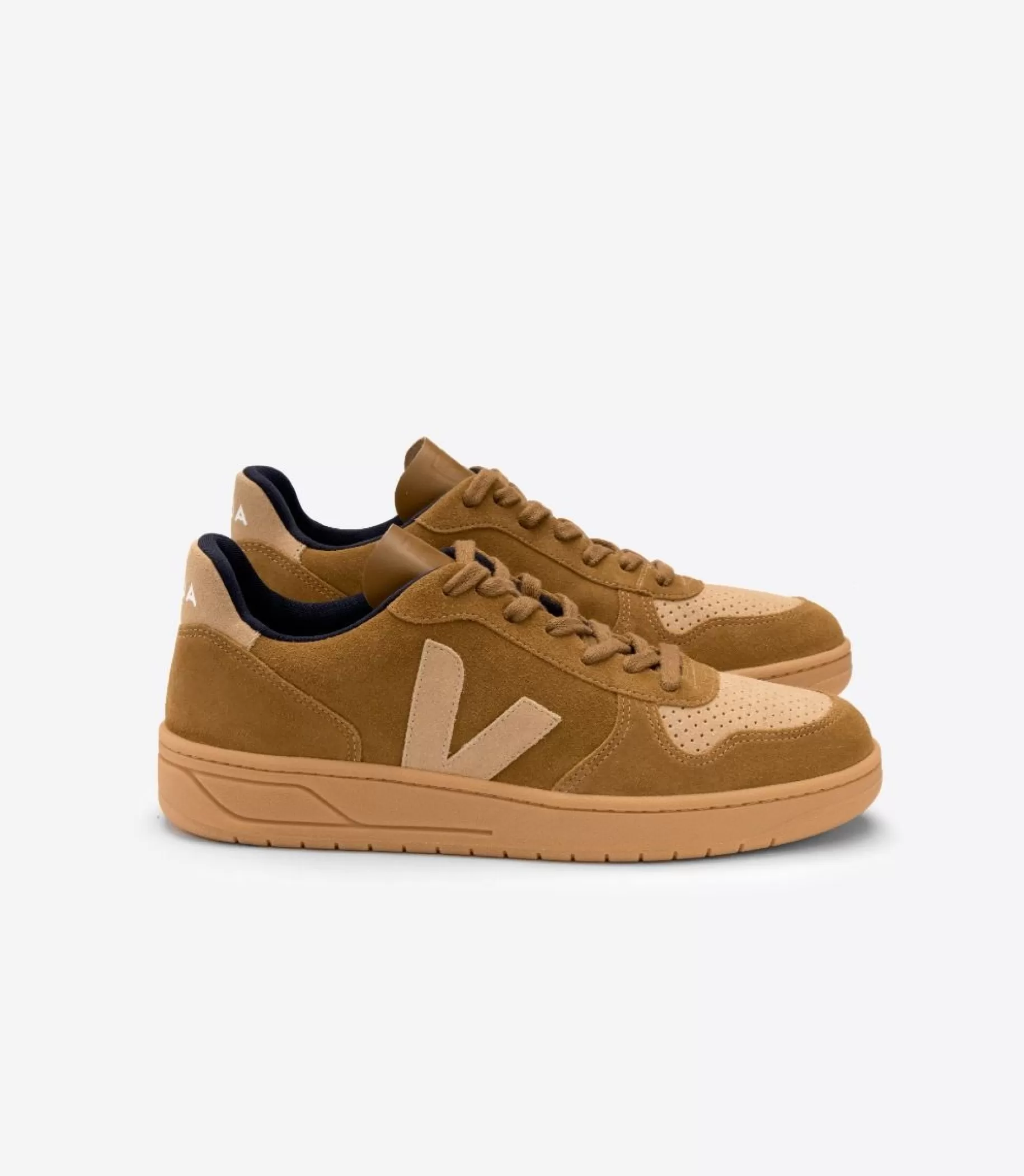 Sale VEJA V-10 Suede Camel Desert