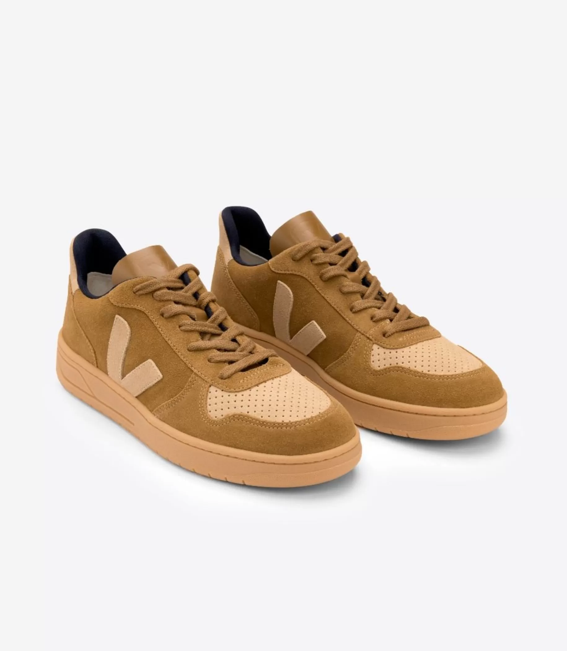 Sale VEJA V-10 Suede Camel Desert