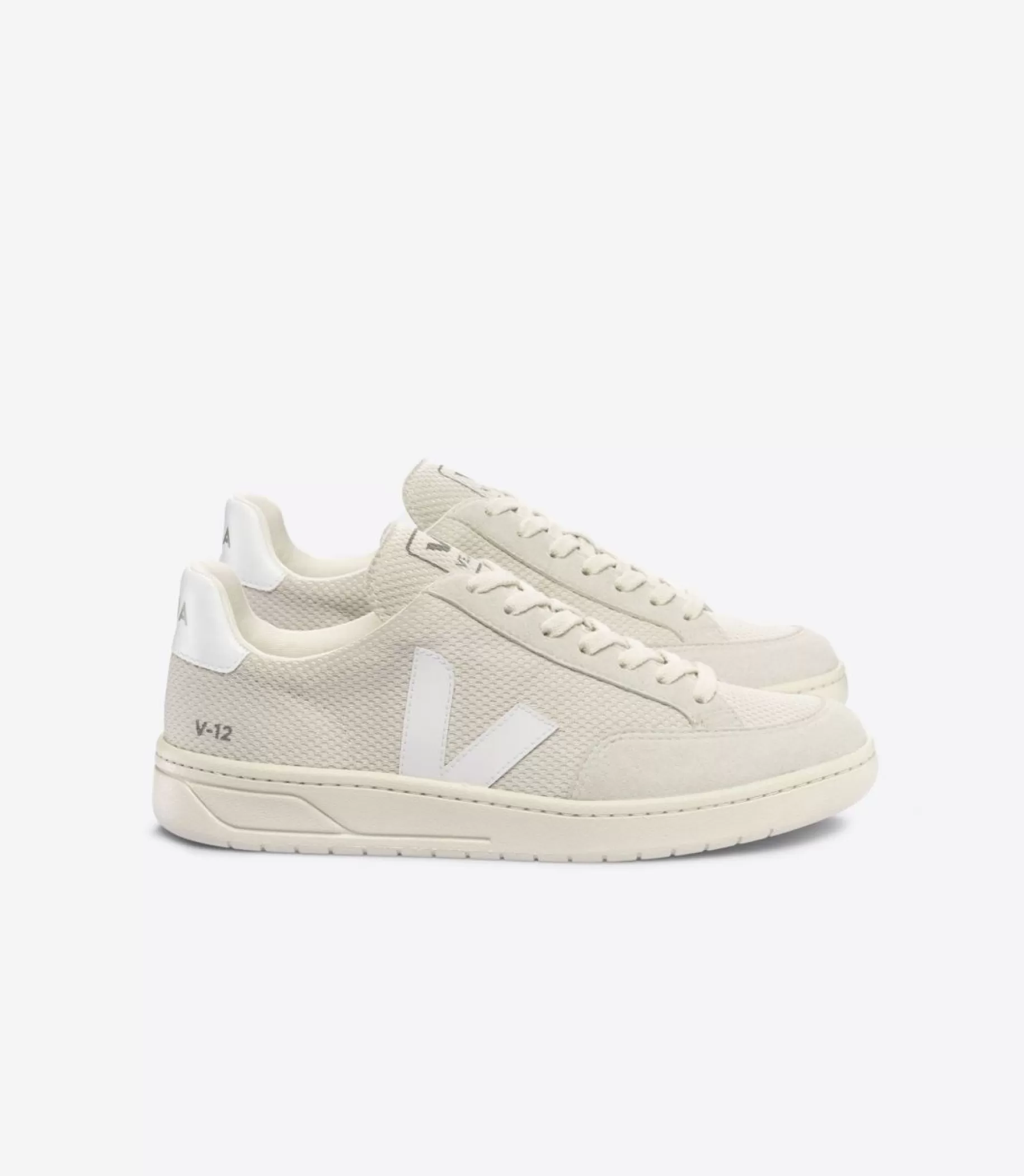 New VEJA V-12 Alveomesh Natural White