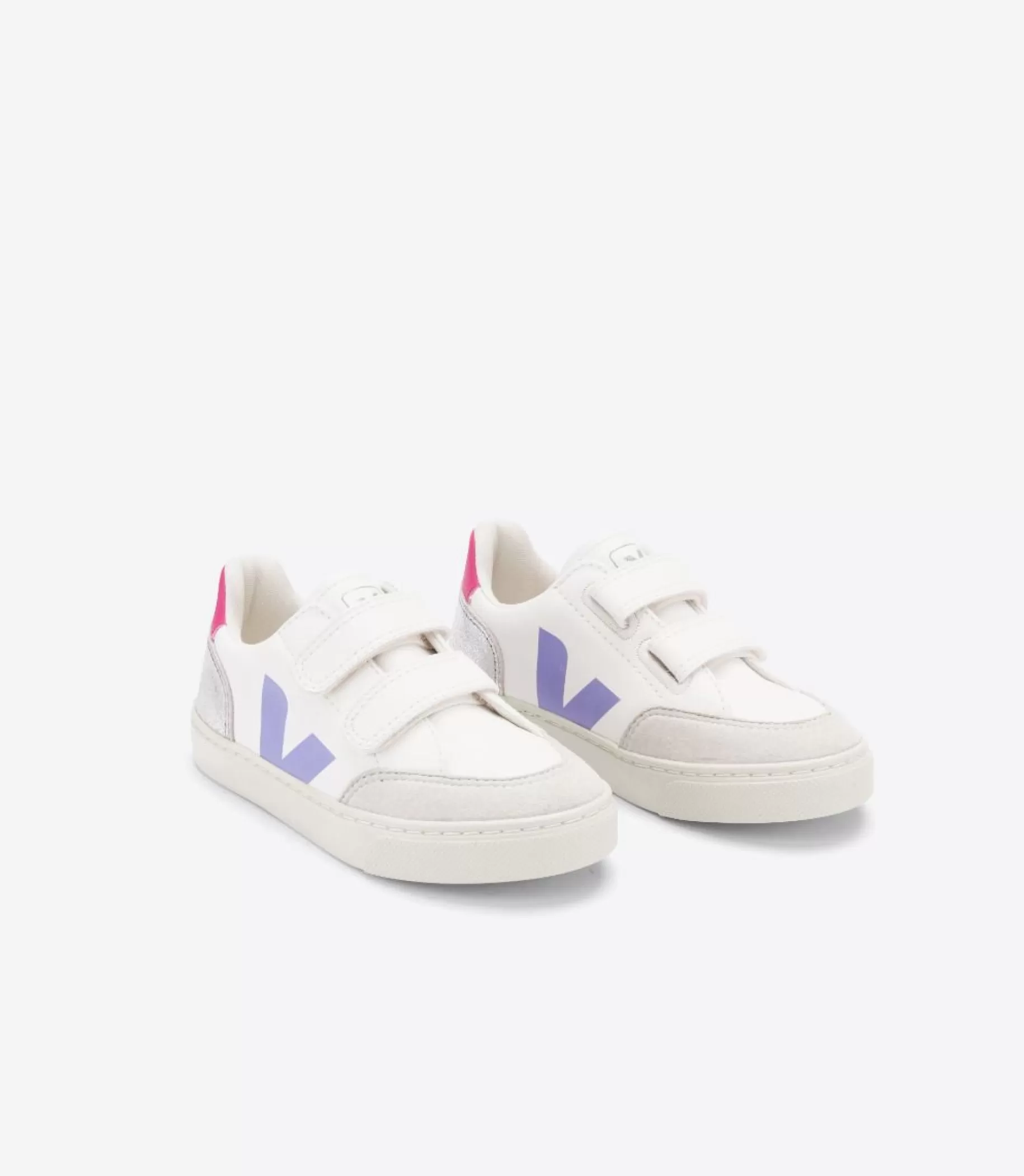 Best VEJA V-12 Chromefree Leather Multico Silver