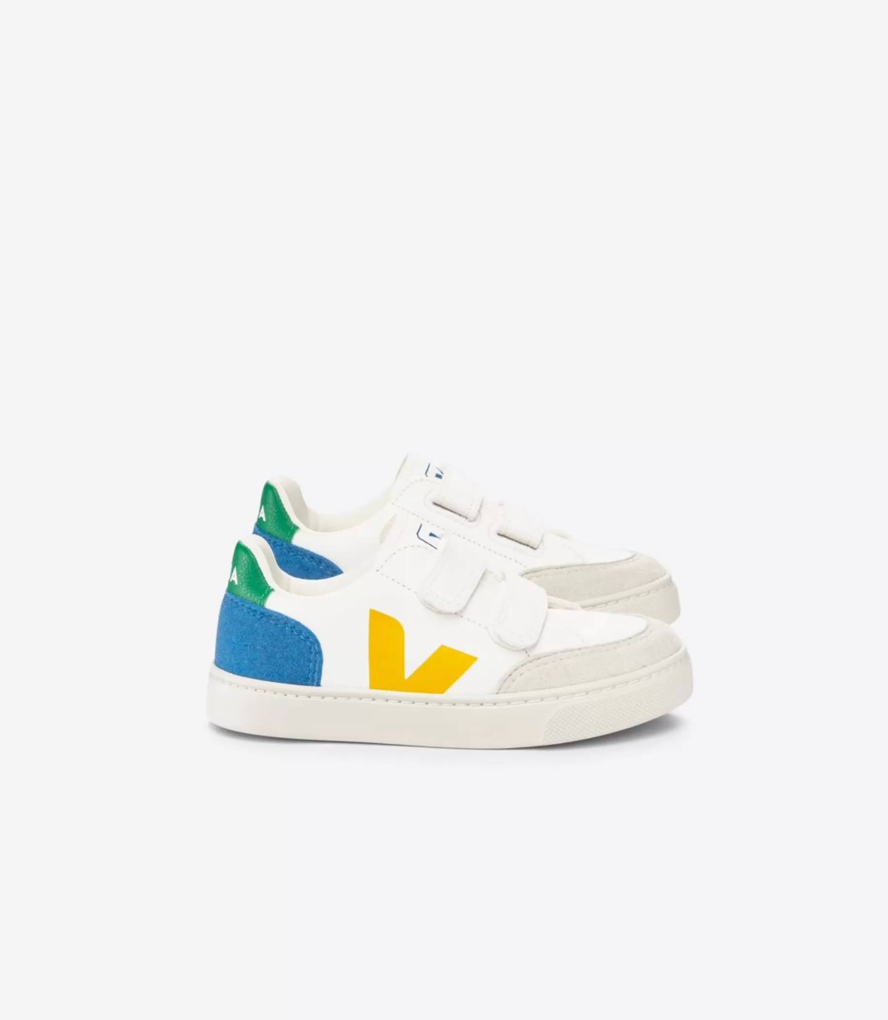 Discount VEJA V-12 Chromefree Leather White Multico Indigo