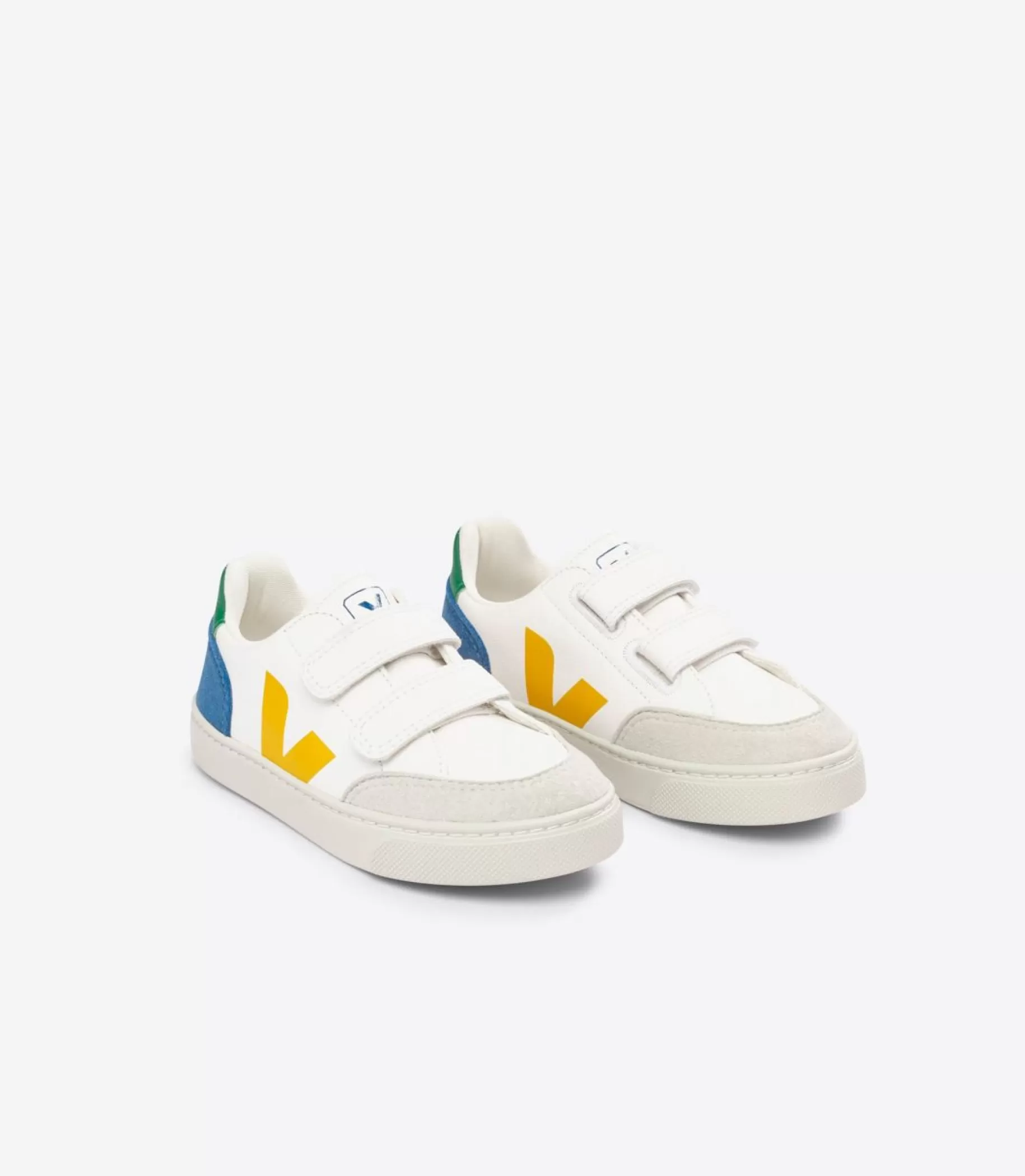 Discount VEJA V-12 Chromefree Leather White Multico Indigo