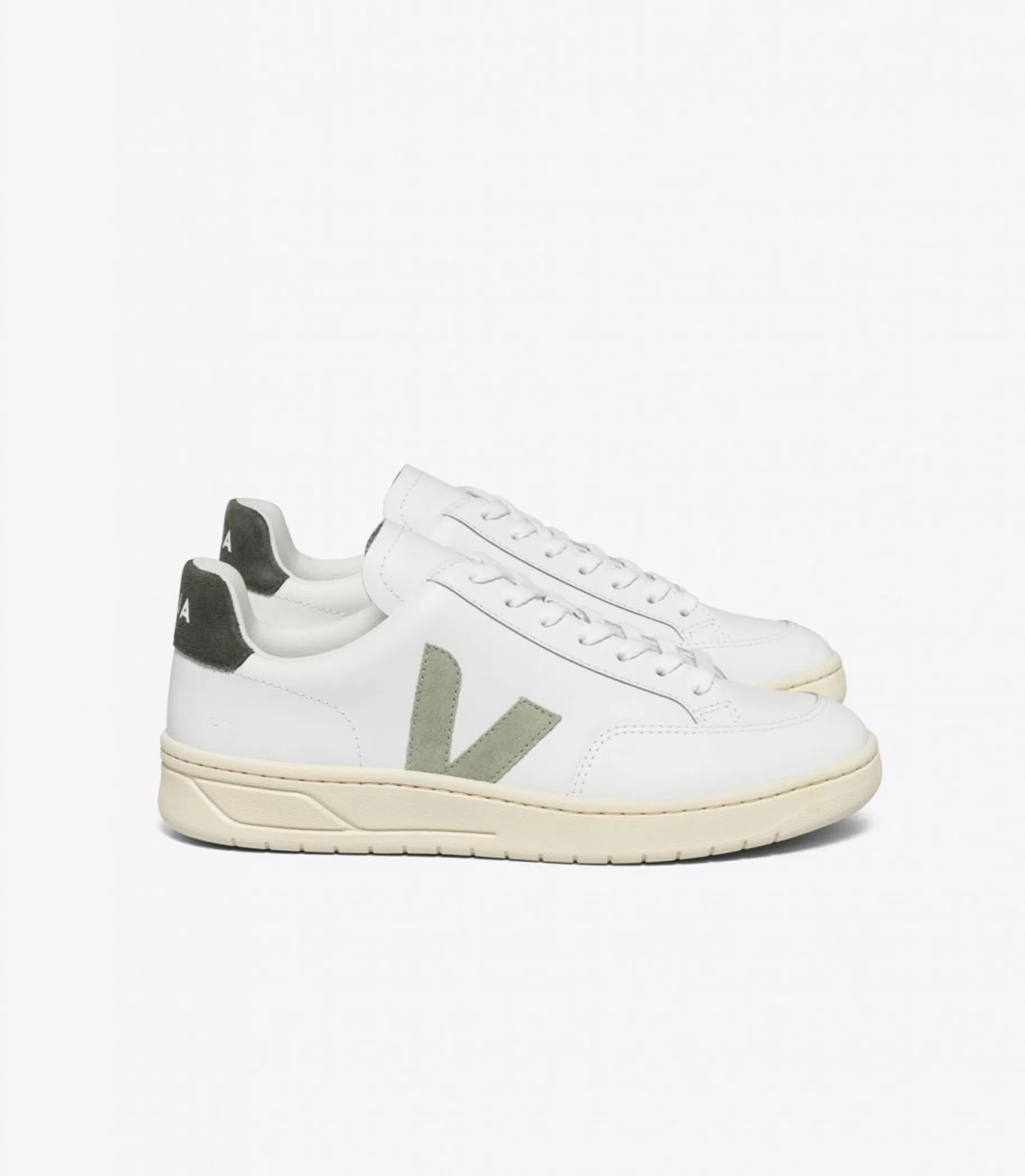 Sale VEJA V-12 Leather Extra White Clay Mud