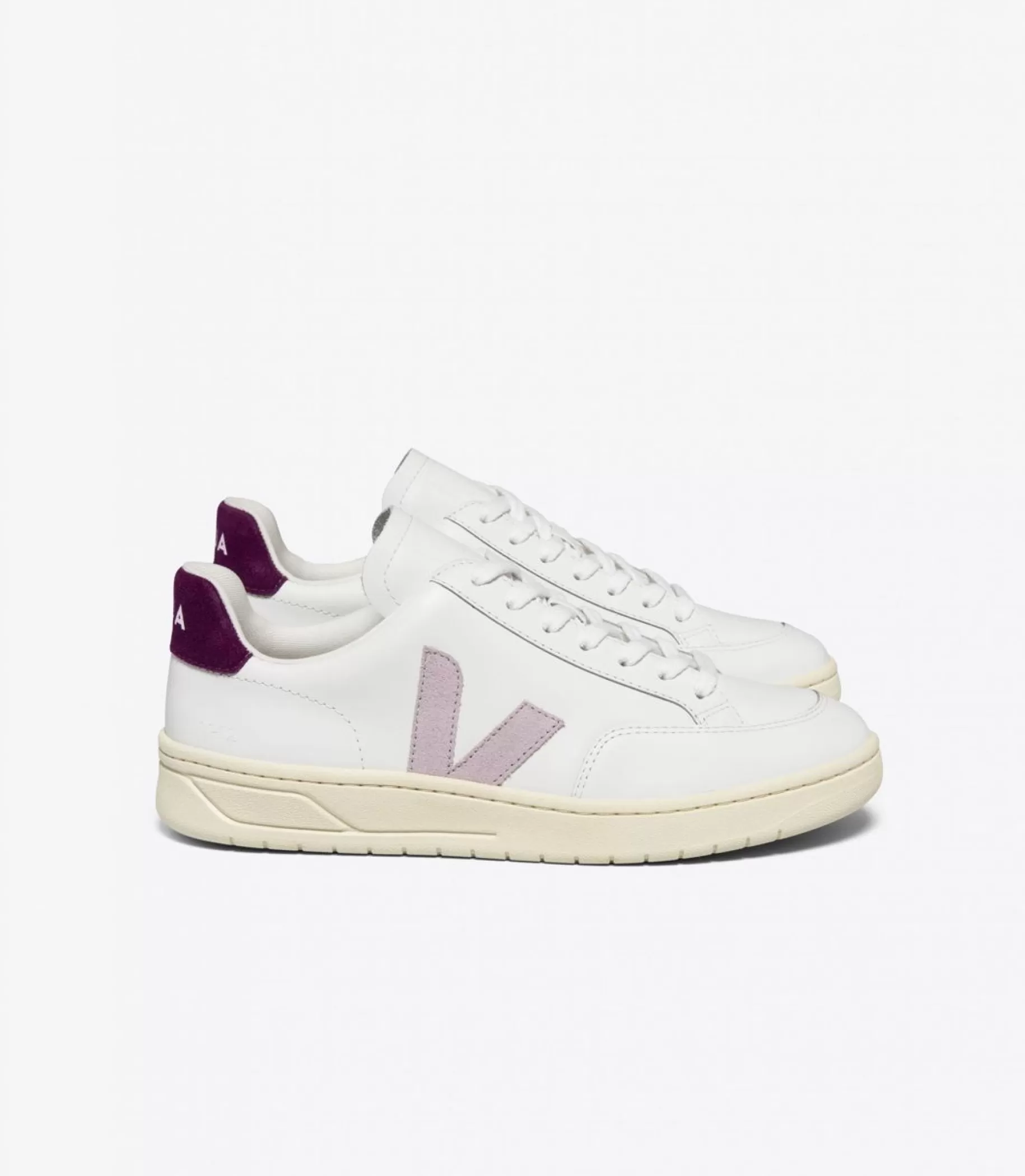 Flash Sale VEJA V-12 Leather Extra White Parme Magenta
