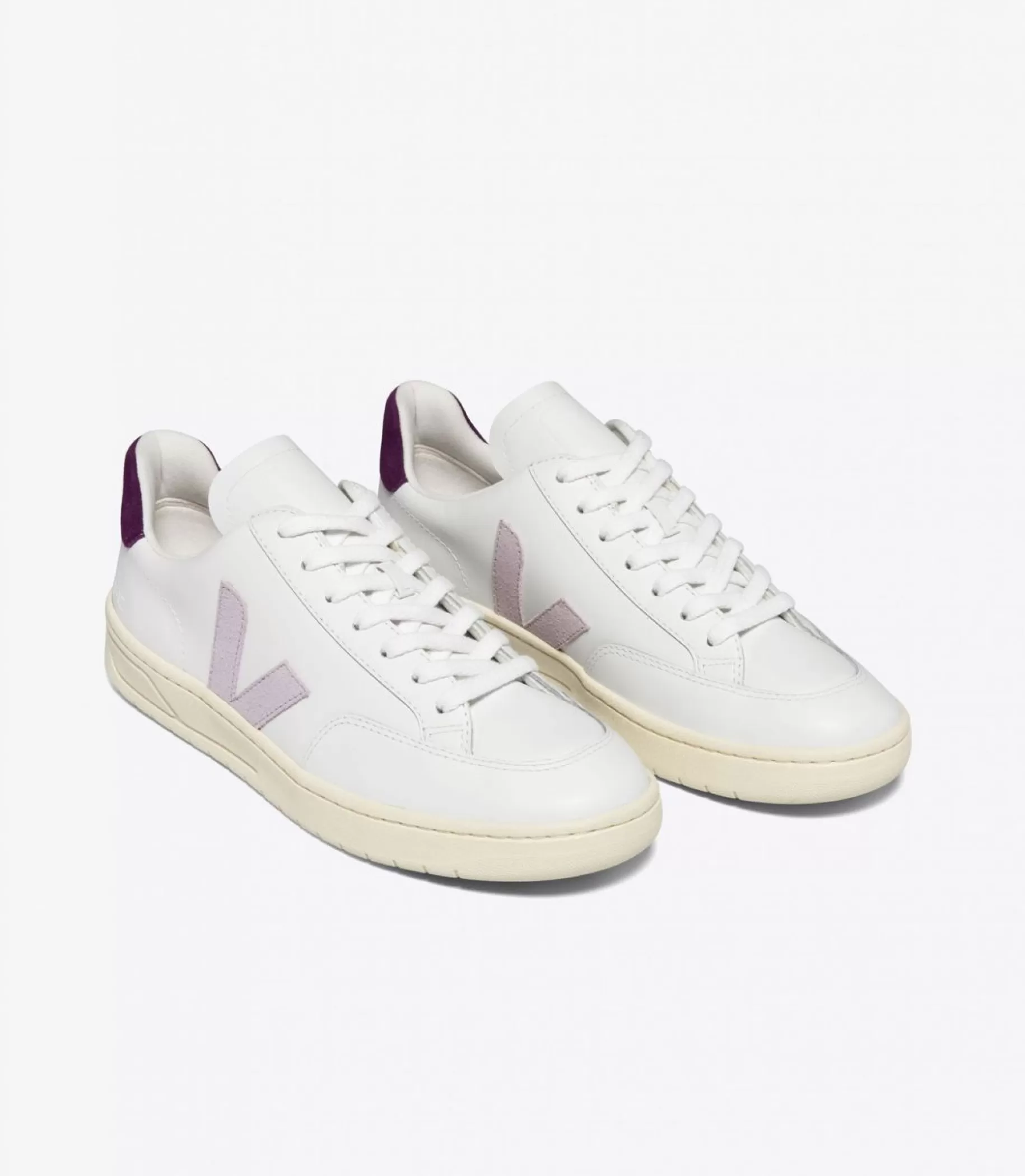 Flash Sale VEJA V-12 Leather Extra White Parme Magenta