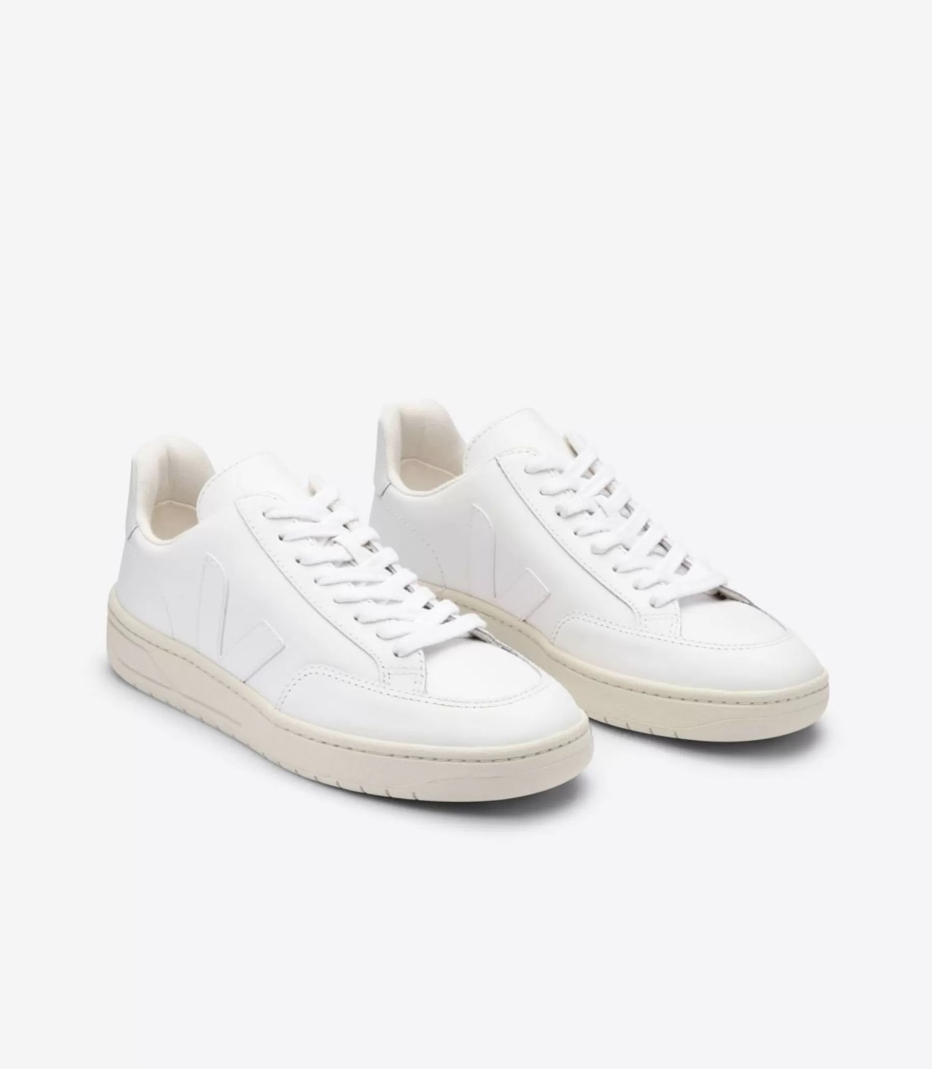 Cheap VEJA V-12 Leather White