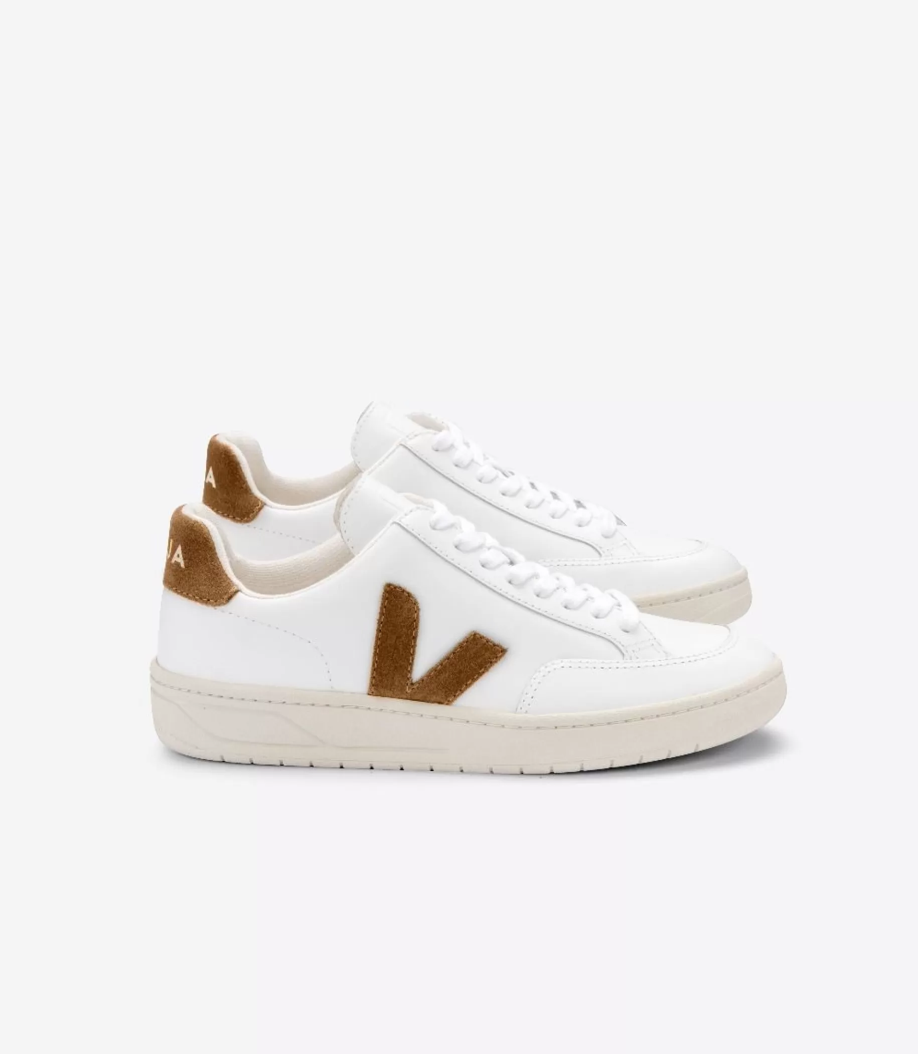 Online VEJA V-12 Leather White Camel