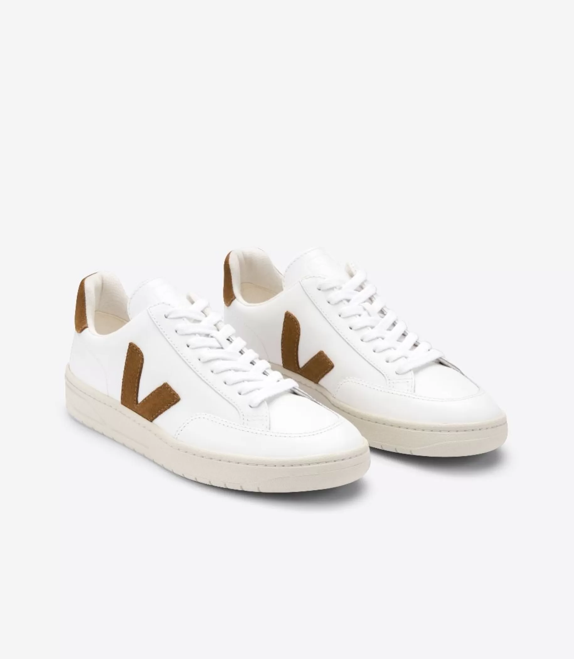 Online VEJA V-12 Leather White Camel