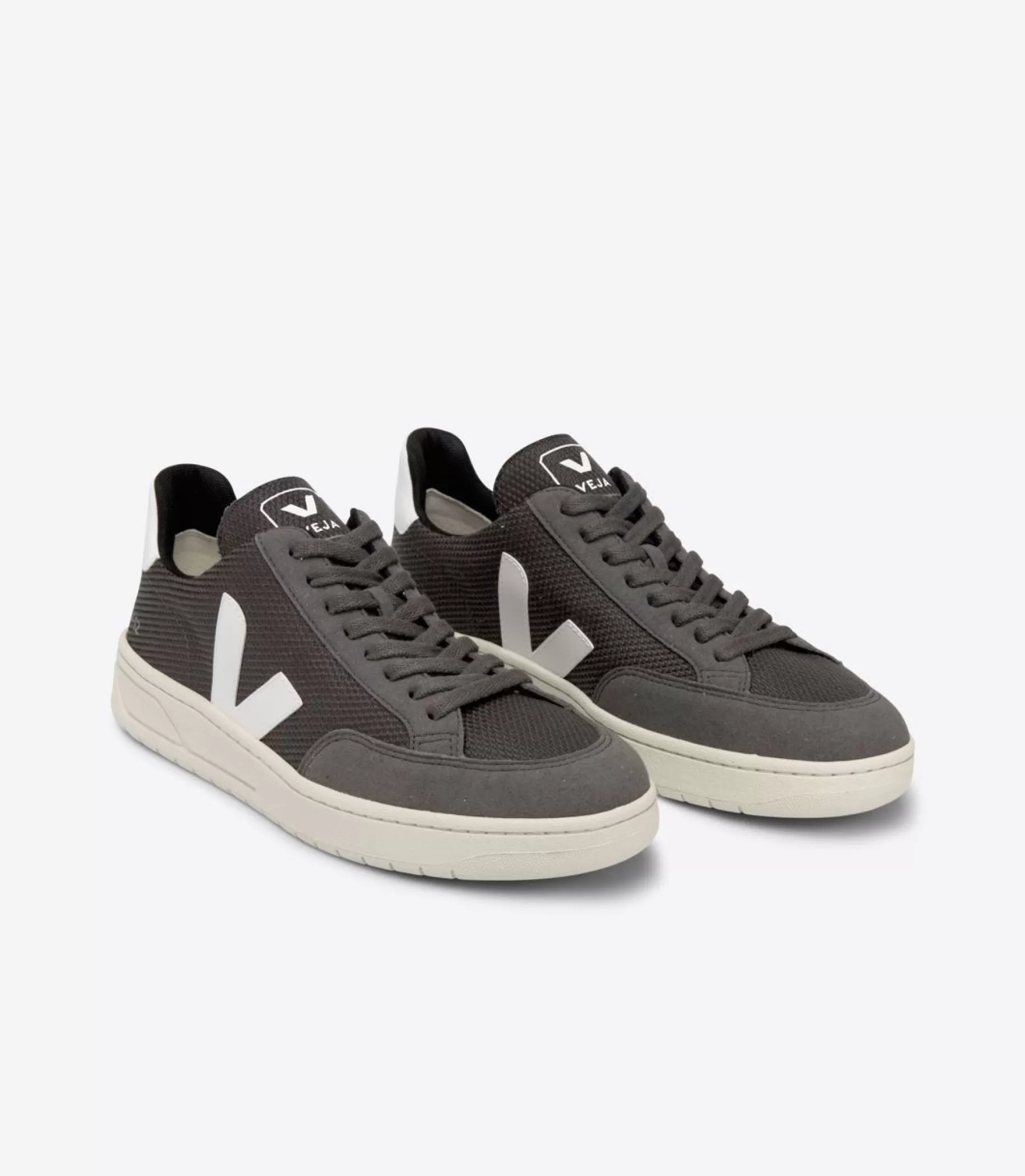 Discount VEJA V-12 Vegan B-Mesh Grafite White