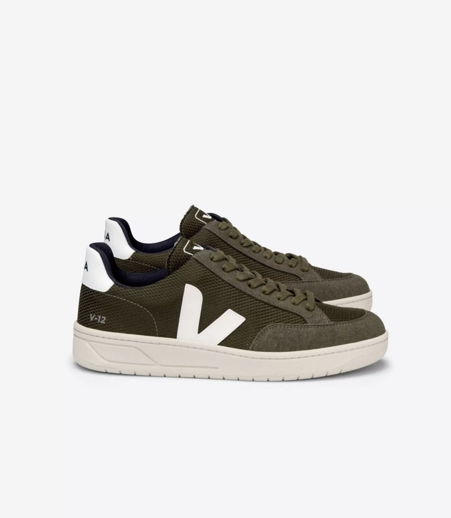 Flash Sale VEJA V-12 Vegan B-Mesh Olive White