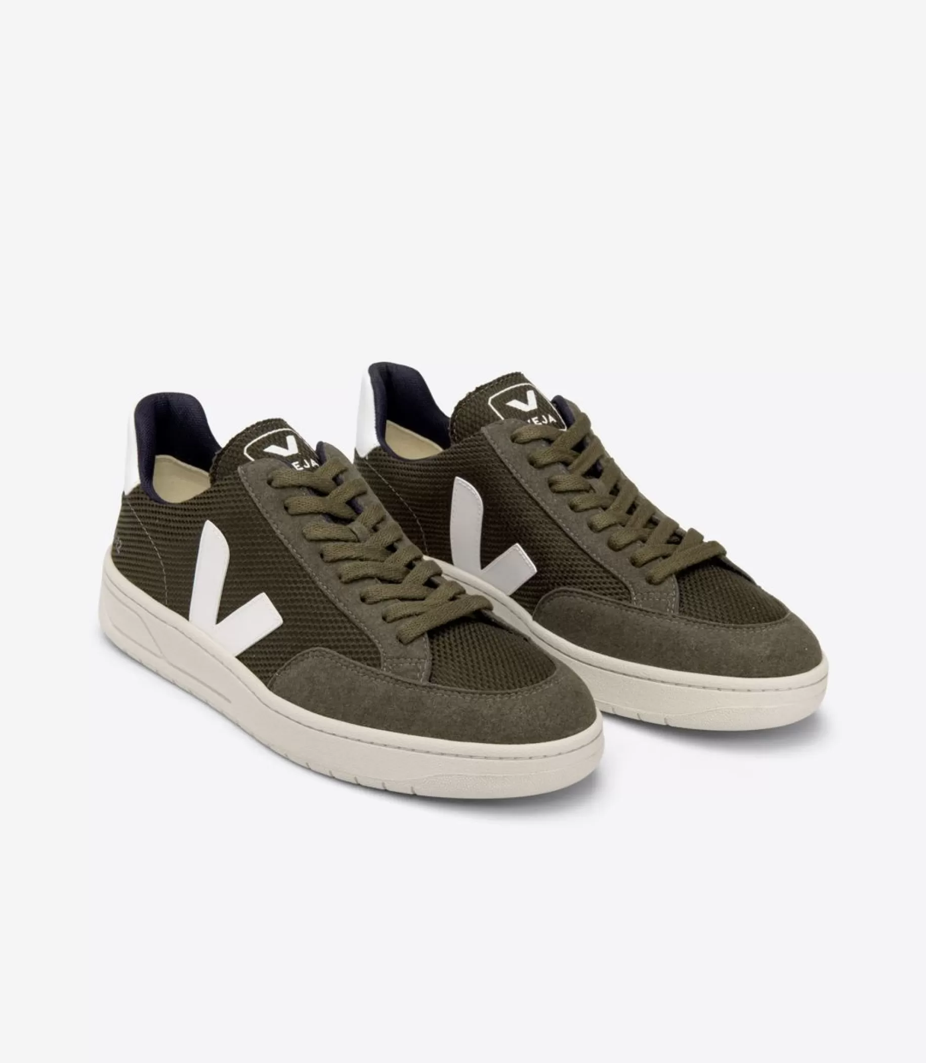 Flash Sale VEJA V-12 Vegan B-Mesh Olive White