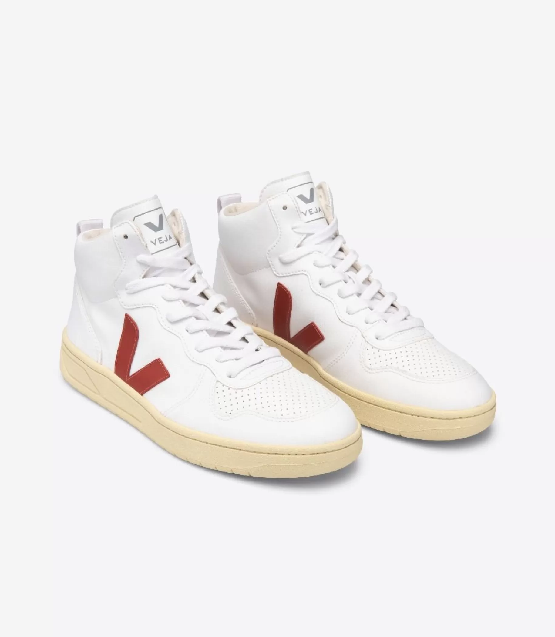 Best VEJA V-15 Cwl White Rouille Butter Sole