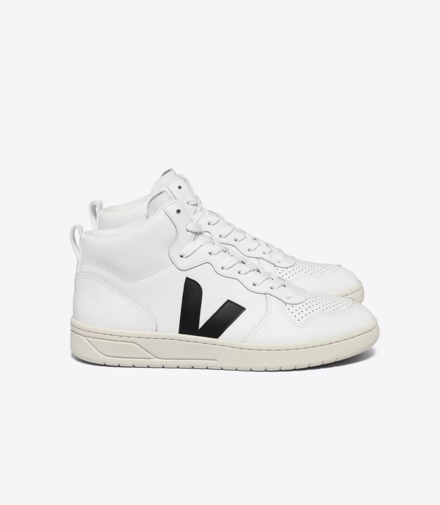 Best Sale VEJA V-15 Leather Extra White Black