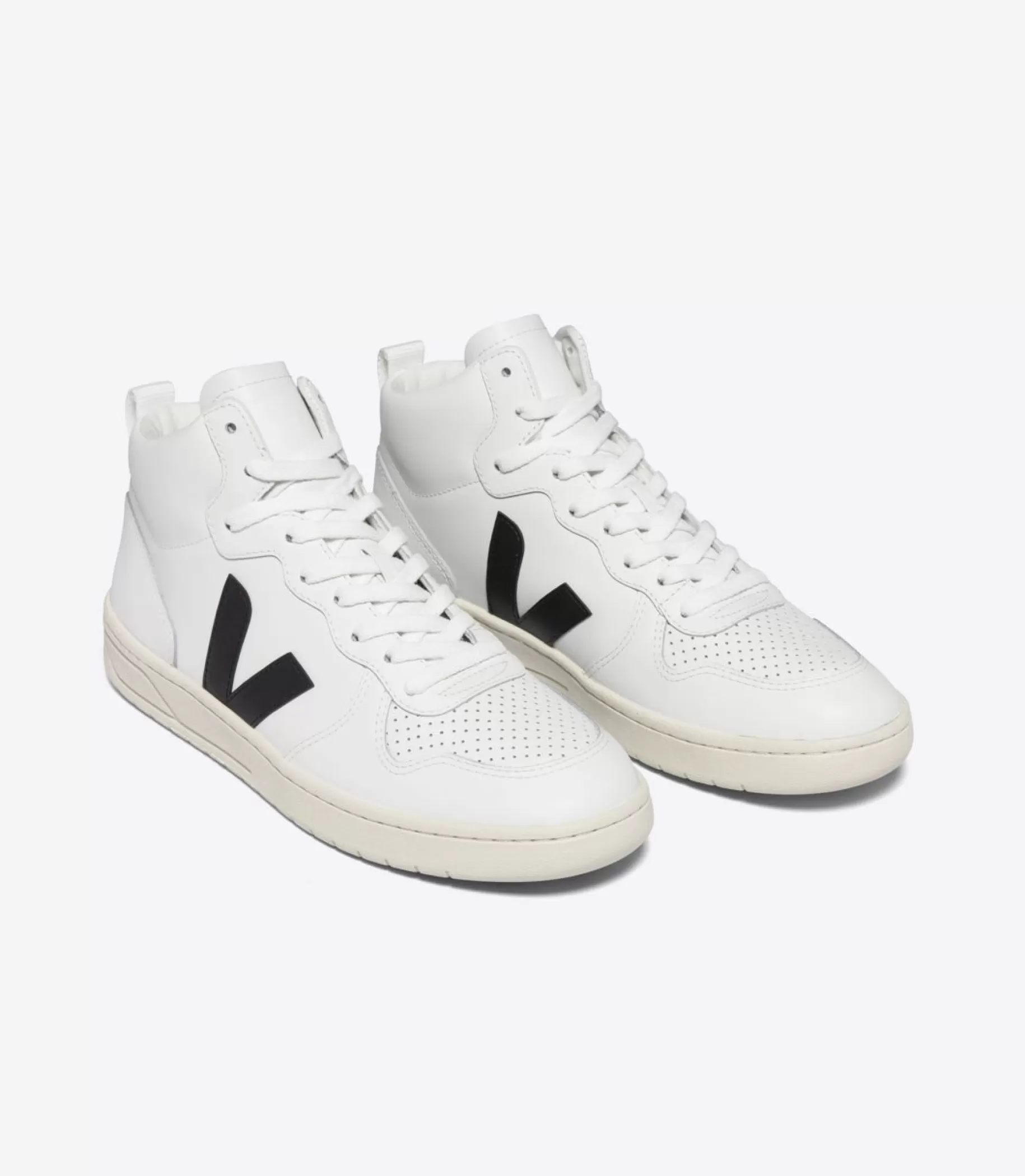 Best Sale VEJA V-15 Leather Extra White Black