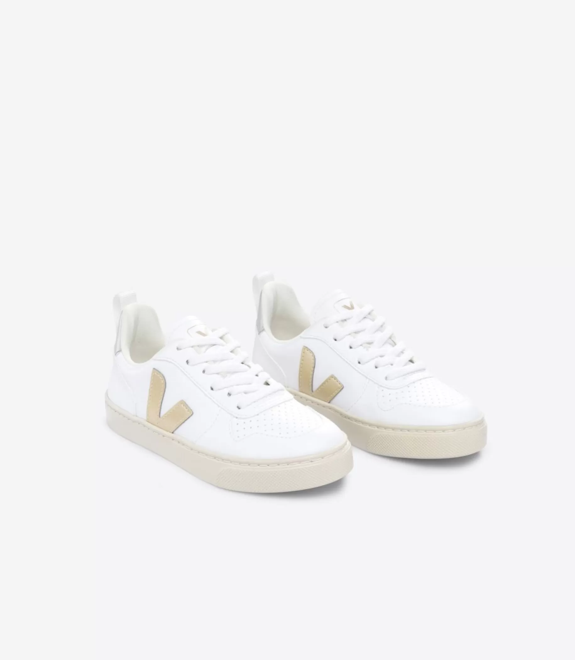 Outlet VEJA V 10 Laces Cwl White Platine Silver