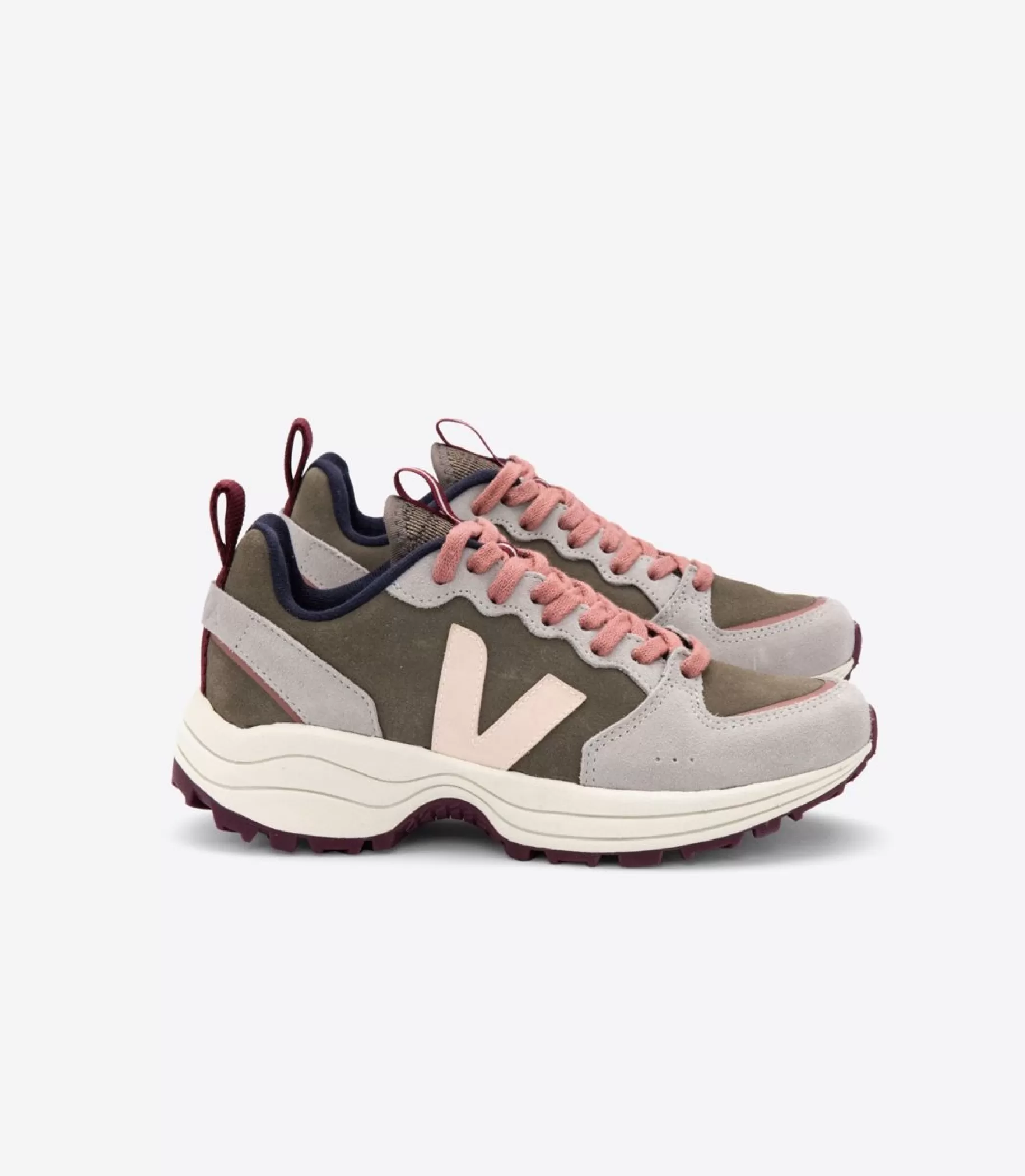Outlet VEJA Venturi Suede Kaki Sable Oxford Grey